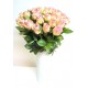 kytice růžových růží 30 ks včetně bílé vázy ASA